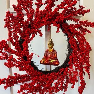 ✨ Lunar New Year / All-Season Decorative Wreath – 15” ✨